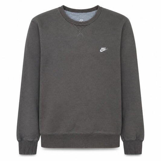 Front view of Nike Women’s Black M Crew Neck Pullover Sweatshirt - Classic Style