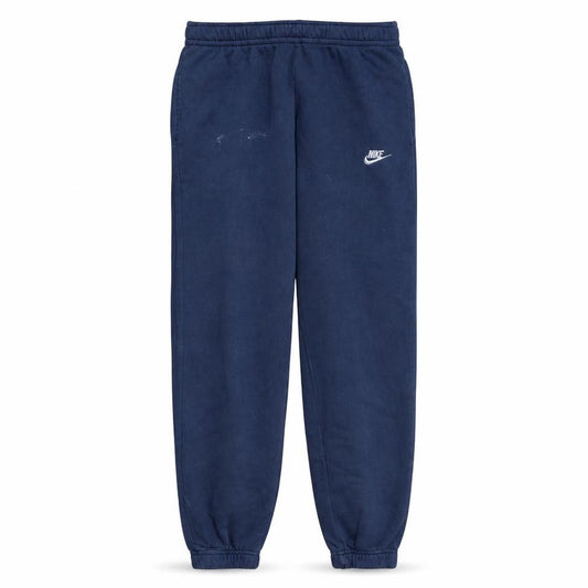Front view of Nike Men's Blue Small Jogger Sweatpants Cotton Blend Elastic Waist