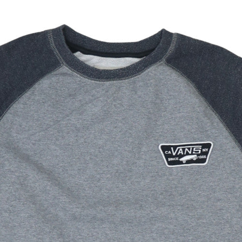 Vans Mens Grey Crew Neck Pullover Sweatshirt XL Regular Fit