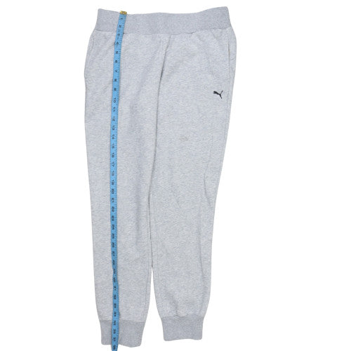 Puma Womens Grey Jogger Sweatpants Size 12 Comfortable Loungewear