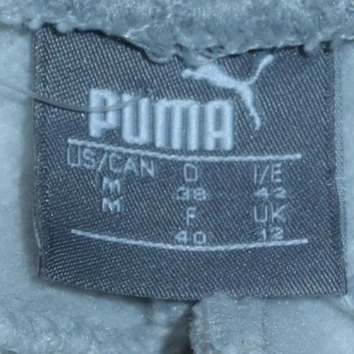 Puma Womens Grey Jogger Sweatpants Size 12 Comfortable Loungewear