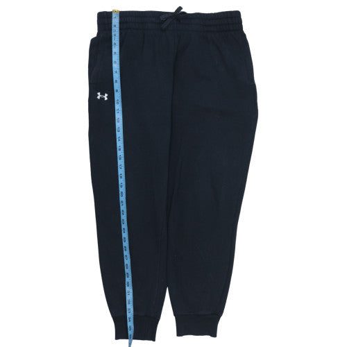 Under Armour Mens Black L Jogger Sweatpants Elastic Waist Sports Trousers