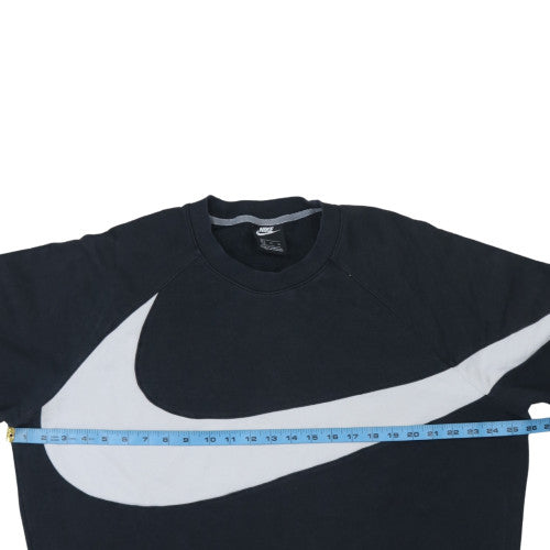Nike Men's Black XL Pullover Crew Neck Sweatshirt with Logo