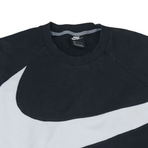 Nike Men's Black XL Pullover Crew Neck Sweatshirt with Logo