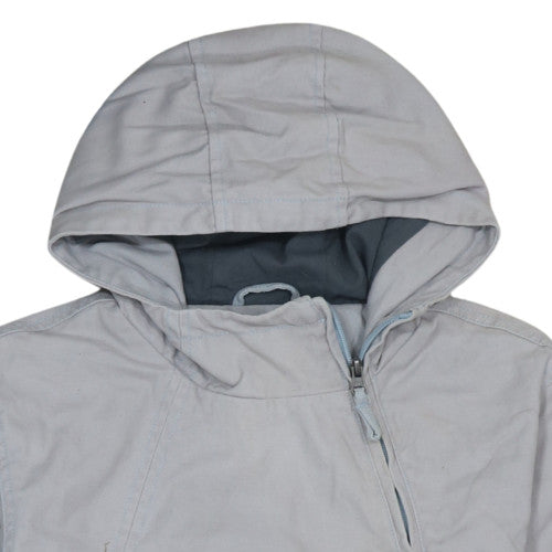 Mousqueton Women's Grey Cotton Hooded Anorak Jacket Size 10