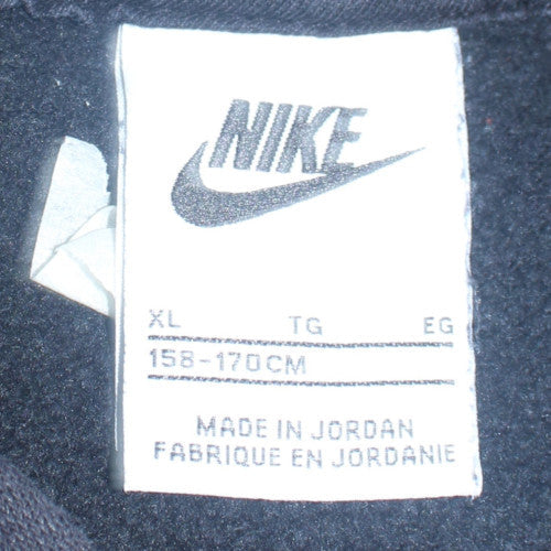 Nike Boys Black XL Pullover Hoodie Fleece Sweatshirt 158-170cm