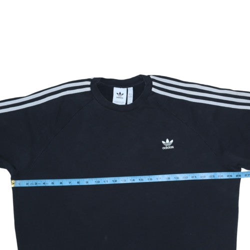 Adidas Men's Black XL Pullover Crew Neck Sweatshirt