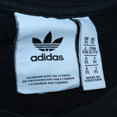 Adidas Men's Black XL Pullover Crew Neck Sweatshirt