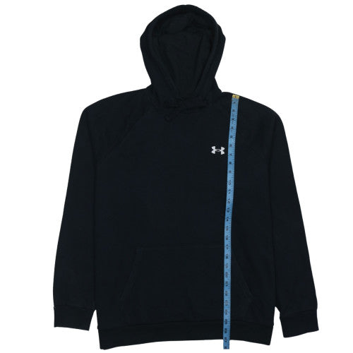 Under Armour Men's Black XL Pullover Hoodie with Logo