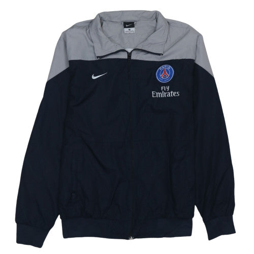 Nike PSG Men Blue Track Jacket Medium Full Zip Lightweight Sportswear