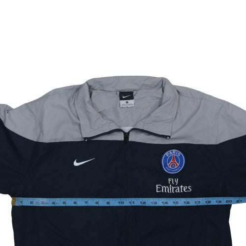 Nike PSG Men Blue Track Jacket Medium Full Zip Lightweight Sportswear