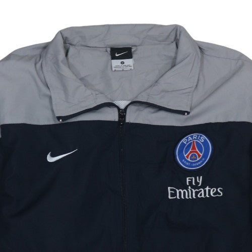 Nike PSG Men Blue Track Jacket Medium Full Zip Lightweight Sportswear