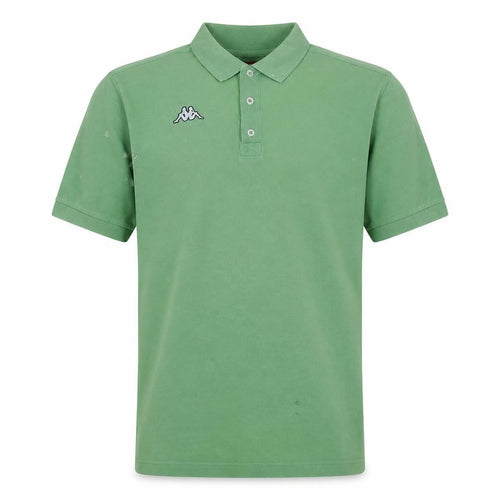Kappa Men's Green XL Polo Shirt Cotton Short Sleeve Classic Fit