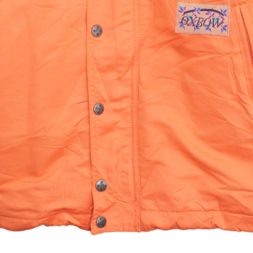 Oxbow Men's Orange Hooded Polyester Windbreaker Jacket Size S