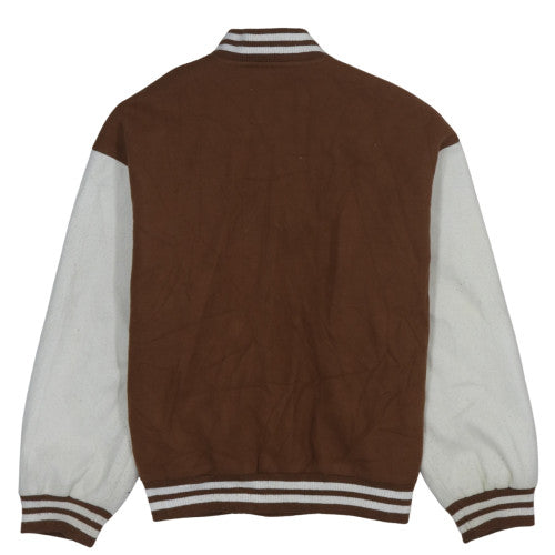 Jennyfer Women's Brown Varsity Jacket Size S LA College Style
