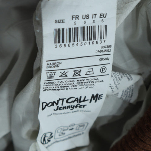 Jennyfer Women's Brown Varsity Jacket Size S LA College Style