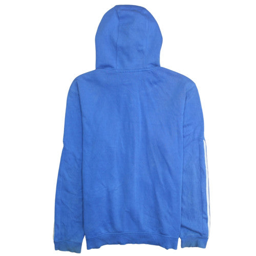 Adidas Mens Blue Full Zip Hoodie M Hooded Sweatshirt