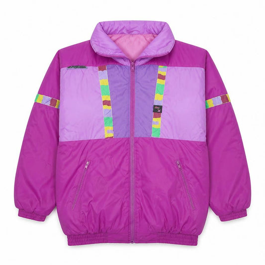 SNC Girls Pink Colourblock Hooded Puffer Ski Jacket 14 Years Winter Coat