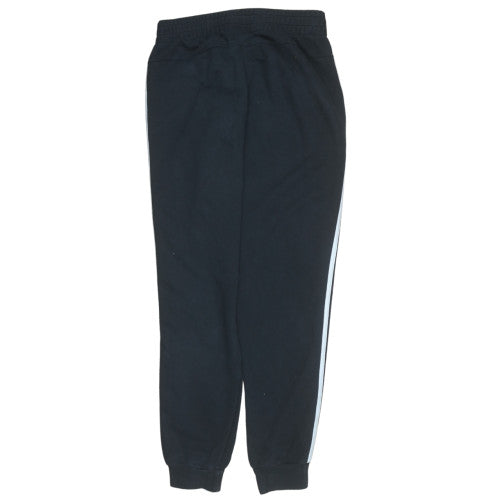 Adidas Womens Black M 12-14 Jogger Track Pants Elastic Waist