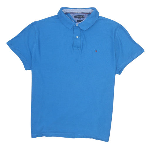 Tommy Hilfiger Men's Blue 3XL Premium Pique Polo Shirt Cotton