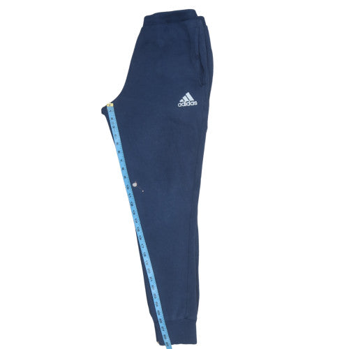 Adidas Women's Navy Blue Jogger Sweatpants Size 12 Cotton Blend
