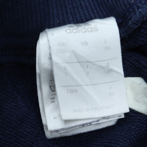 Adidas Women's Navy Blue Jogger Sweatpants Size 12 Cotton Blend