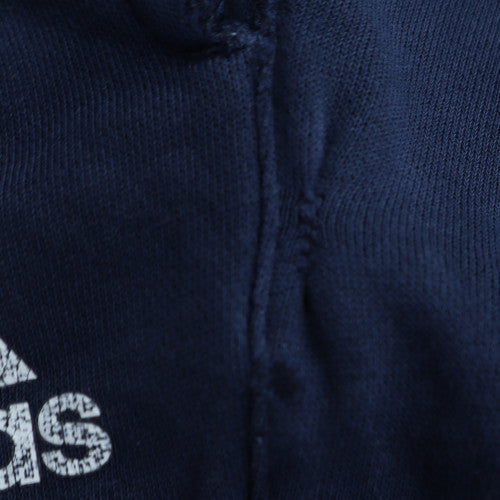 Adidas Women's Navy Blue Jogger Sweatpants Size 12 Cotton Blend