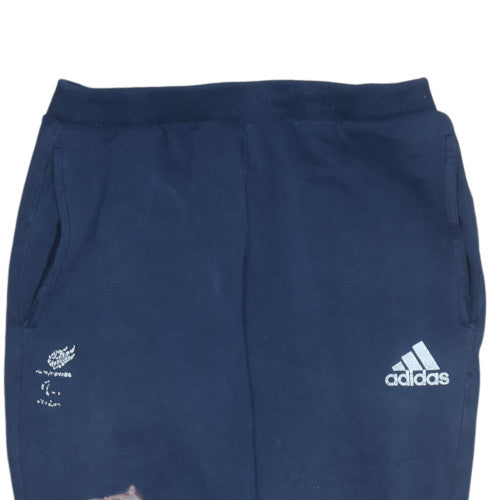 Adidas Women's Navy Blue Jogger Sweatpants Size 12 Cotton Blend