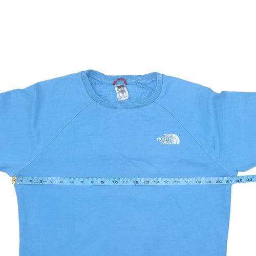 The North Face Men's Blue L Pullover Crew Neck Cotton Sweatshirt