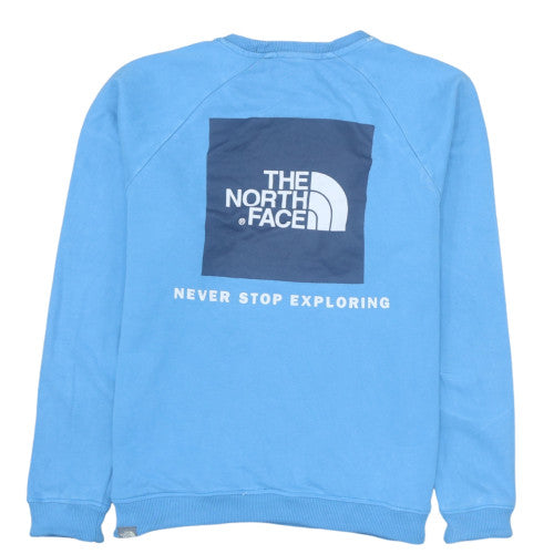 The North Face Men's Blue L Pullover Crew Neck Cotton Sweatshirt