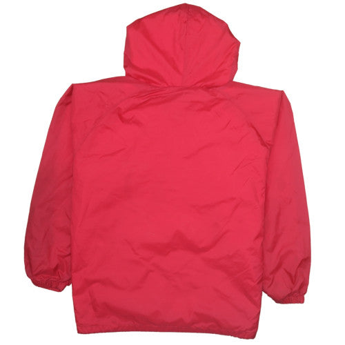 Tri-Mountain Men's Red 3XL Hooded Anorak Jacket