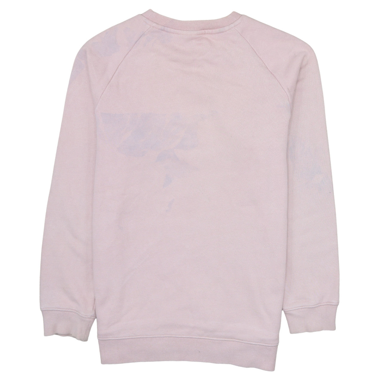 Adidas Womens Pink Crew Neck Logo Pullover Sweatshirt Size 10