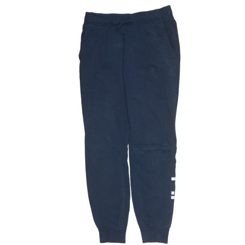 Adidas Womens Blue Jogger Sweatpants Size S Cotton Blend Activewear