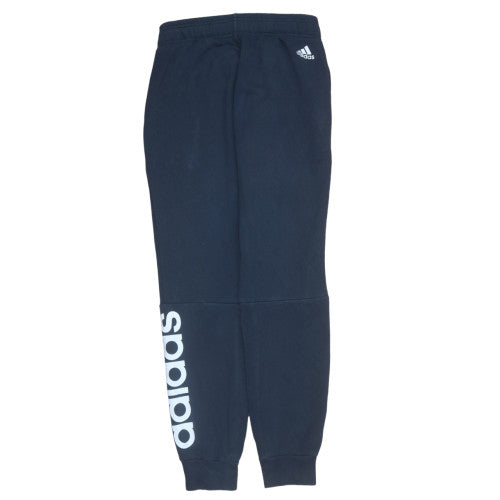 Adidas Womens Blue Jogger Sweatpants Size S Cotton Blend Activewear