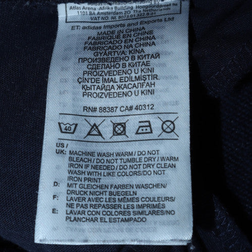 Adidas Womens Blue Jogger Sweatpants Size S Cotton Blend Activewear