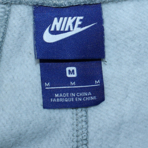 Nike Men's Grey Jogger Sweatpants M Regular Fit Fleece Activewear Trousers