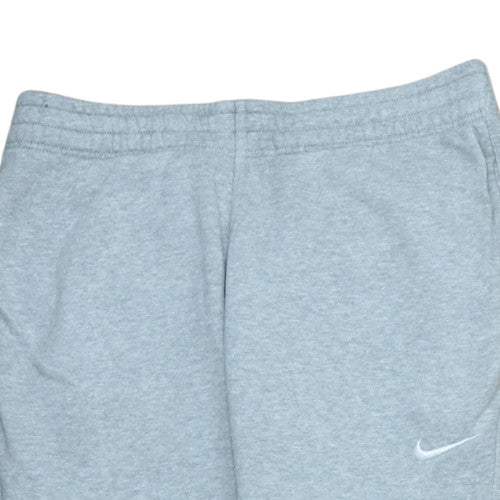Nike Men's Grey Jogger Sweatpants M Regular Fit Fleece Activewear Trousers