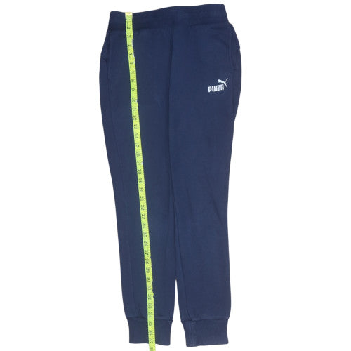 Puma Womens Blue Joggers UK 8 Sweatpants Elastic Waist