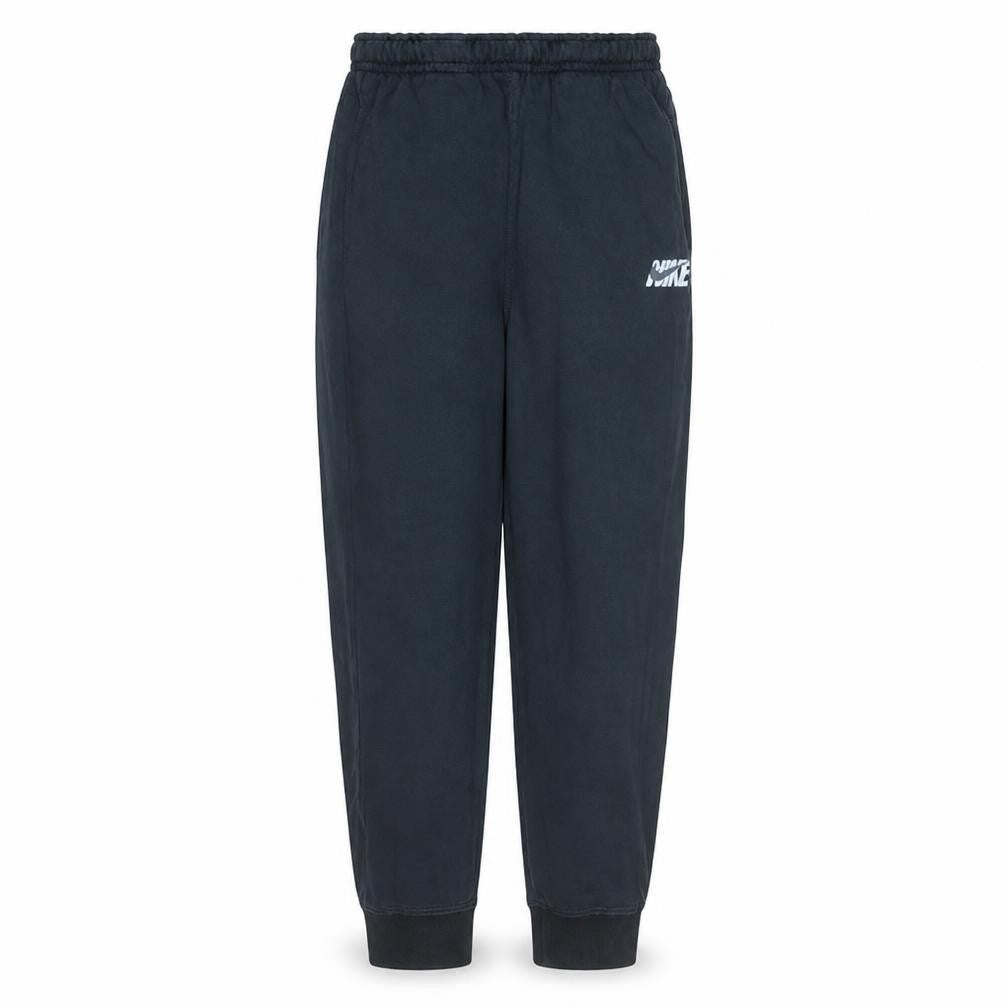 Front view of Nike Men's Black Fleece Jogger Sweatpants, size S, Regular Fit