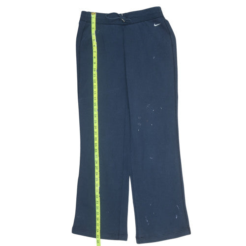 Nike Men's Blue Cotton Sweatpants M Regular Fit Drawstring Activewear