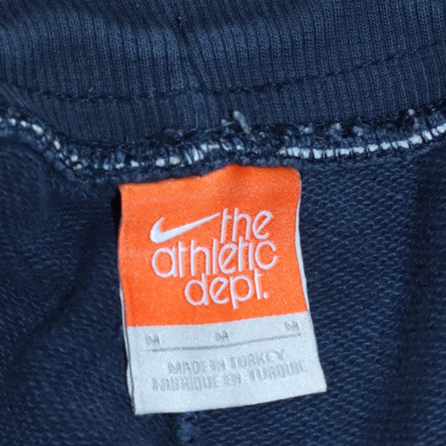 Nike Men's Blue Cotton Sweatpants M Regular Fit Drawstring Activewear