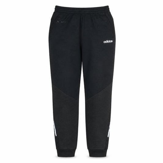 Front view of Adidas men’s black m jogger sweatpants with reflective details