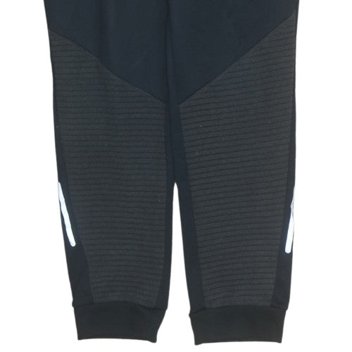 Adidas Mens Black M Jogger Sweatpants with Reflective Details