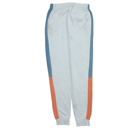 Nike Men's Grey Colourblock Fleece Jogger Trousers Size S Tall