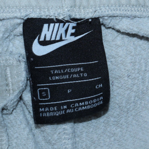Nike Men's Grey Colourblock Fleece Jogger Trousers Size S Tall
