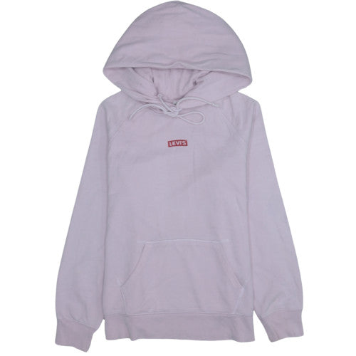 Levi's Women’s Pink Pullover Hoodie Small Cotton Blend Casual