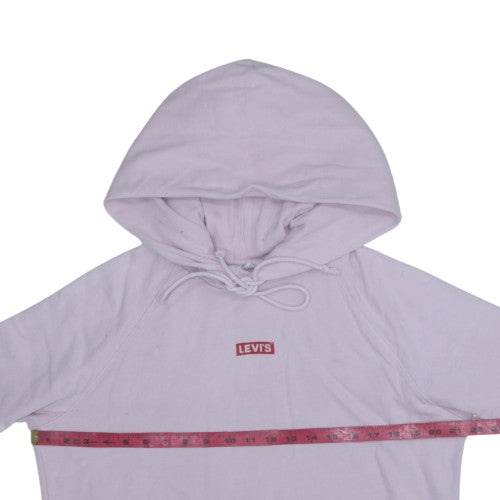 Levi's Women’s Pink Pullover Hoodie Small Cotton Blend Casual