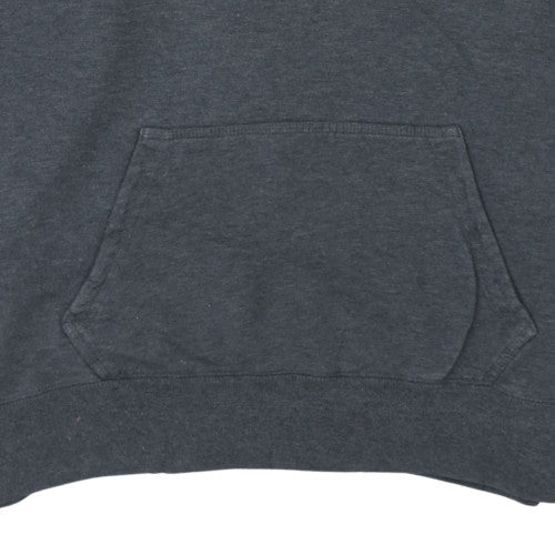 Nike Womens Charcoal Grey XL 1/4 Zip Hooded Pullover Sweatshirt