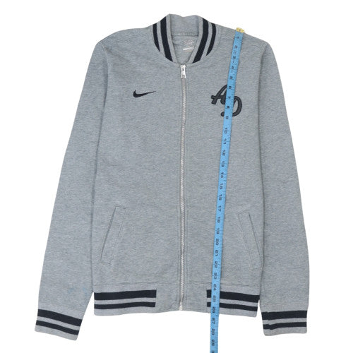 Nike Men's Grey XL Varsity Jacket Athletic Dept Full Zip