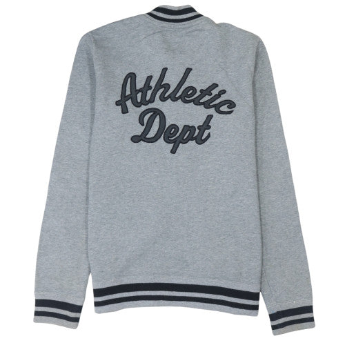 Nike Men's Grey XL Varsity Jacket Athletic Dept Full Zip